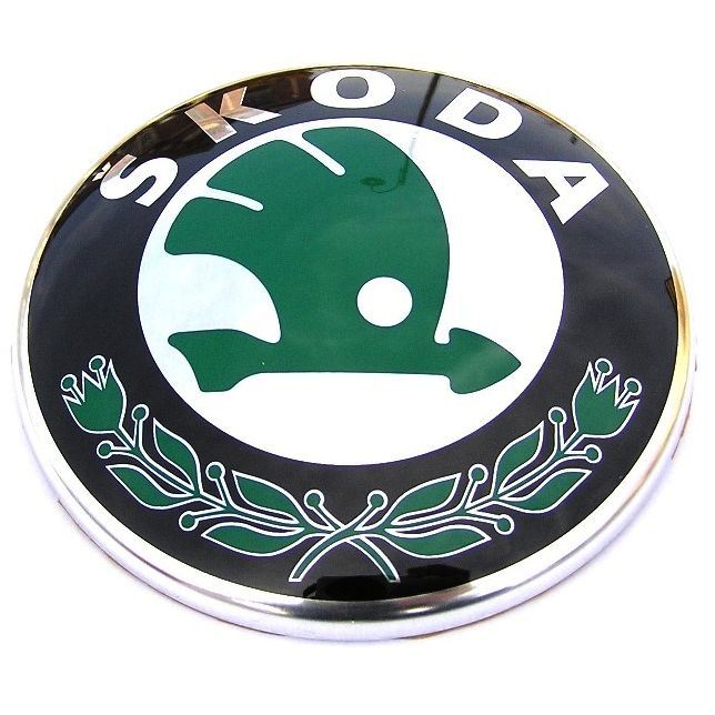 1U0853621CMEL  SKODA  SKODA ARMA VE ARKA KAPAK YEŞİL 1U0853621C MEL ARMA LOGO