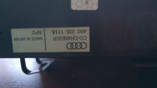 audi a3 çıkma CD changer çoklu CD çalar 4b0035111a , 4b0 035 111 a