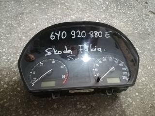 Skoda fabia 1.4 tdi 1998-2007 model 6Y0920880E * 6Y0 920 880 E çıkma orijinal kilometre saati gösterge paneli