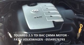 TOUAREG 2.5 TDI BAC ÇIKMA MOTOR 5 SİLİNDİR 2500CC DİZEL ORJİNAL DÜŞÜK KM