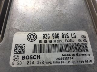 volkswagen caddy motor beyni çıkma orjinal, 03g 906 016 lg, 03g906016lg,