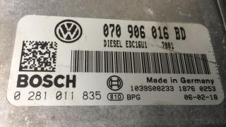 Vw Transporter T5 Çıkma Motor Beyini ECU Kontrol Ünitesi 2.5 TDİ 174 HP AXE Motor 070906016BD , 070 906 016 BD